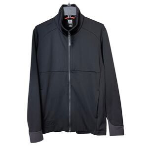 Helly Hansen Workwear Jacket Men’s Large Black Full Zip Recycled Polyester
